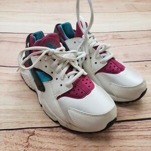 Nike Air Huarache Shoes Womens Size 5 Retro 634835-107 Running Athletic Sneakers